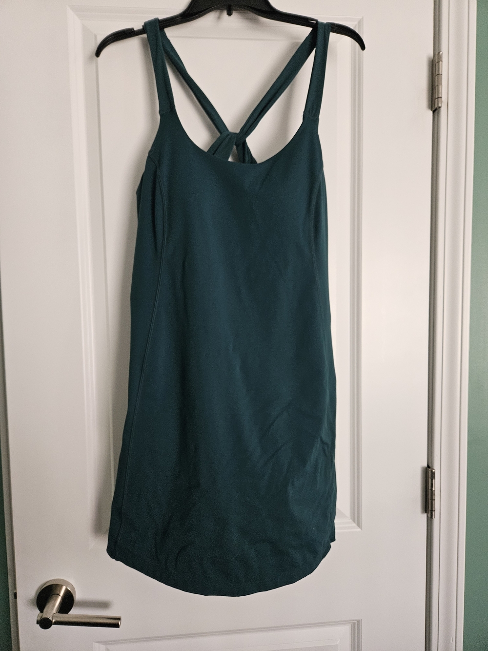 Avia Teal Cross-Back Athletic Dress (Easy Peezy)